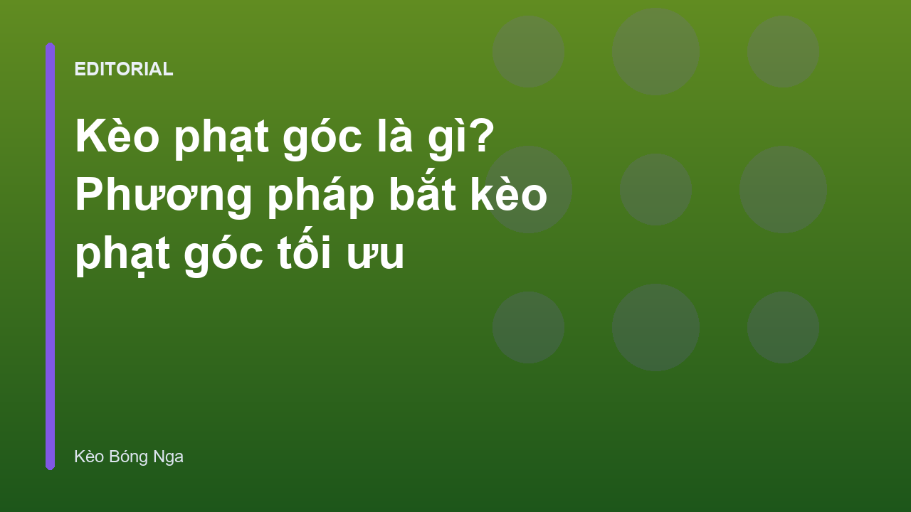 Người chơi đang phân tích kèo phạt góc trong trận đấu bóng đá